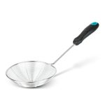 Casa si Gradina - Bucatarie si vesela - Ustensile bucatarie - Site bucatarie, strecuratori si accesorii - Spumiera inox Baker's Secret 14 x 38 cm, sita fina pentru strecurat prajeli paste si legume - Infinity.ro