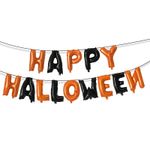 Casa si Gradina - Decoratiuni - Decoratiuni de sezon - Set baloane Halloween, Happy Halloween,, 14 litere - Infinity.ro
