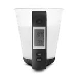 Casa si Gradina - Bucatarie si vesela - Ustensile bucatarie - Ustensile de masurat de bucatarie - Cana gradata cu cantar digital 600 ml, 1 kg, functie tare, pentru lichide si ingrediente, pe baterie - Infinity.ro