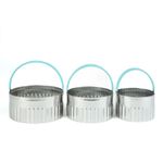 Casa si Gradina - Bucatarie si vesela - Ustensile bucatarie - Forme prajituri - Set forme biscuiti Baker's Secret inox 3 piese, decupatoare pentru fursecuri prajituri si fondant - Infinity.ro