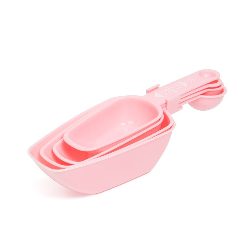 Casa si Gradina - Bucatarie si vesela - Ustensile bucatarie - Ustensile de masurat de bucatarie - Set linguri masuratoare 4 buc, dozare precisa ml, pentru gatit si copt, plastic - Infinity.ro