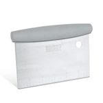 Casa si Gradina - Bucatarie si vesela - Ustensile bucatarie - Ustensile ornare prajituri - Taietor aluat Baker's Secret inox 15.3 cm, spatula cu scala pentru portionare si modelare aluat pizza - Infinity.ro