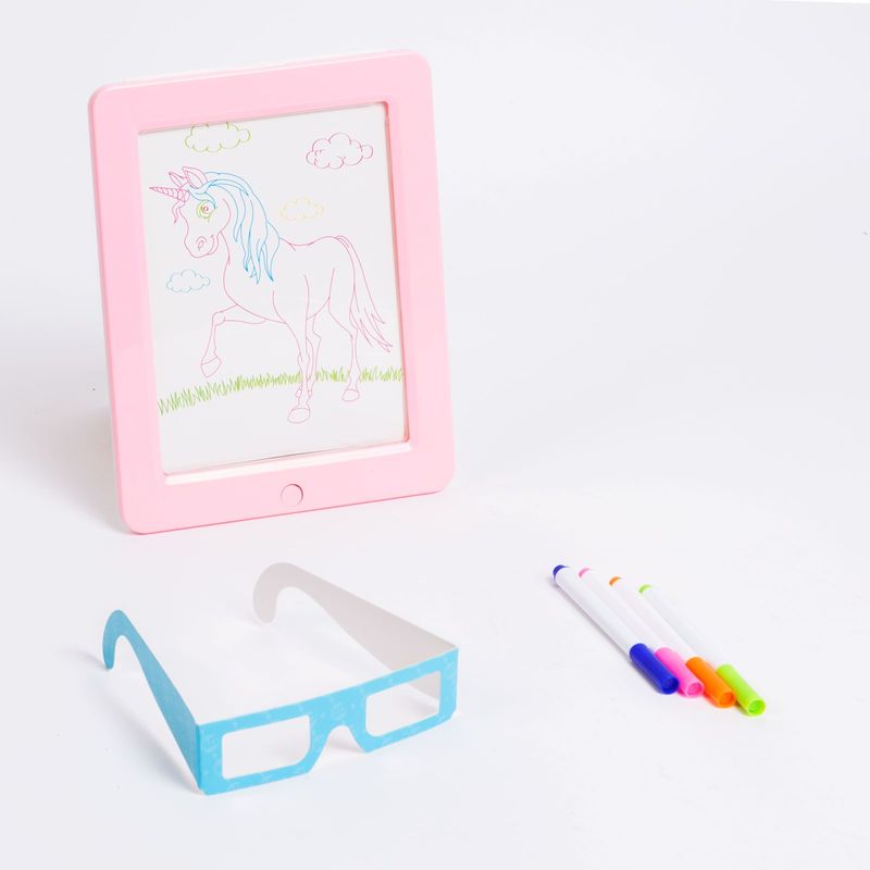 Jucarii, Copii si Bebe - Jucarii si jocuri - Jucarii & jocuri educative - Jocuri si jucarii educative - Tabla de desen magica 3D pentru copii - Infinity.ro