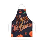 Casa si Gradina - Textile si covoare - Textile bucatarie - Sorturi bucatarie si gratar - Sort bucatarie panza impermeabila Halloween 68x54 cm, reglabil la gat si spate - Infinity.ro