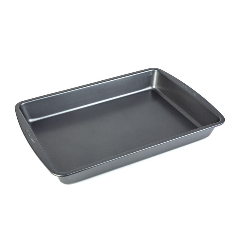 Casa si Gradina - Bucatarie si vesela - Vase pentru gatit - Tavi copt - Tava cuptor Baker's Secret M 42 x 28.5 x 5.1 cm, tava antiaderenta dreptunghiulara pentru prajituri carne si legume - Infinity.ro