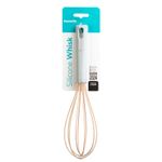 Casa si Gradina - Bucatarie si vesela - Ustensile bucatarie - Pensule, spatule si teluri bucatarie - Tel silicon bucatarie 25 cm, pentru mixare si batere, rezistent la caldura, antiaderent, crem - Infinity.ro