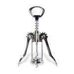 Casa si Gradina - Bucatarie si vesela - Accesorii bar - Tirbusoane si dopuri - Tirbuson Baker's Secret metal 16.5 cm, deschizator vin tip fluture cu mecanism parghie - Infinity.ro