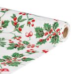 Casa si Gradina - Textile si covoare - Textile bucatarie - Fete de masa - Traversa masa decorativa, 180x28 cm, model fructe rosii fundal alb - Infinity.ro
