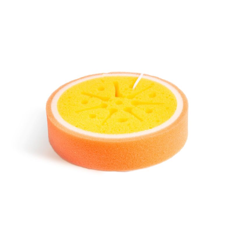 Ingrijire personala si Cosmetice - Ingrijire personala - Ingrijire corp - Bureti de baie - Burete baie portocala 12 cm, burete curatare si spalare, absorbant, spuma poliuretan - Infinity.ro