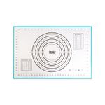 Casa si Gradina - Bucatarie si vesela - Ustensile bucatarie - Ustensile ornare prajituri - Covoras silicon framantat Baker's Secret 60 x 40 cm, plansa pentru aluat cu marcaje pentru intins si coacere - Infinity.ro