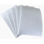 Casa si Gradina - Decoratiuni - DIY - Articole mercerie - Fetru rigid 2mm, set 5 coli A4/20*30cm, alb simplu - Infinity.ro