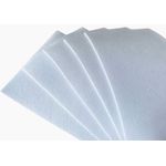 Casa si Gradina - Decoratiuni - DIY - Articole mercerie - Fetru rigid 2mm, set 5 coli A4/20*30cm, alb simplu - Infinity.ro