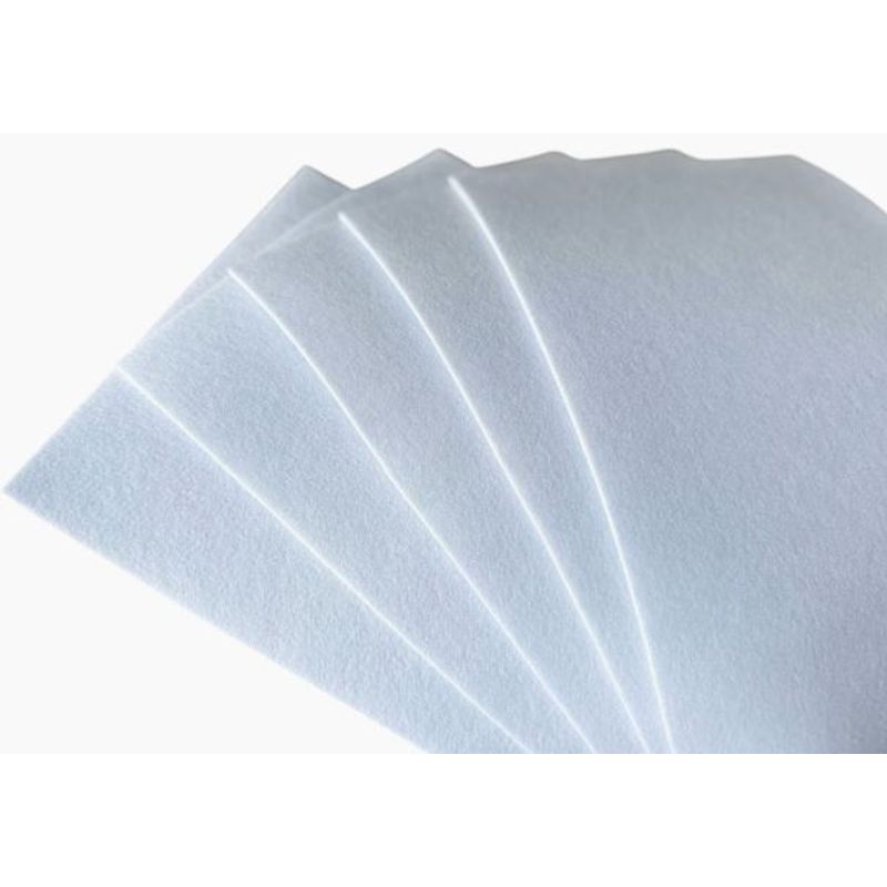 Casa si Gradina - Decoratiuni - DIY - Articole mercerie - Fetru rigid 2mm, set 5 coli A4/20*30cm, alb simplu - Infinity.ro