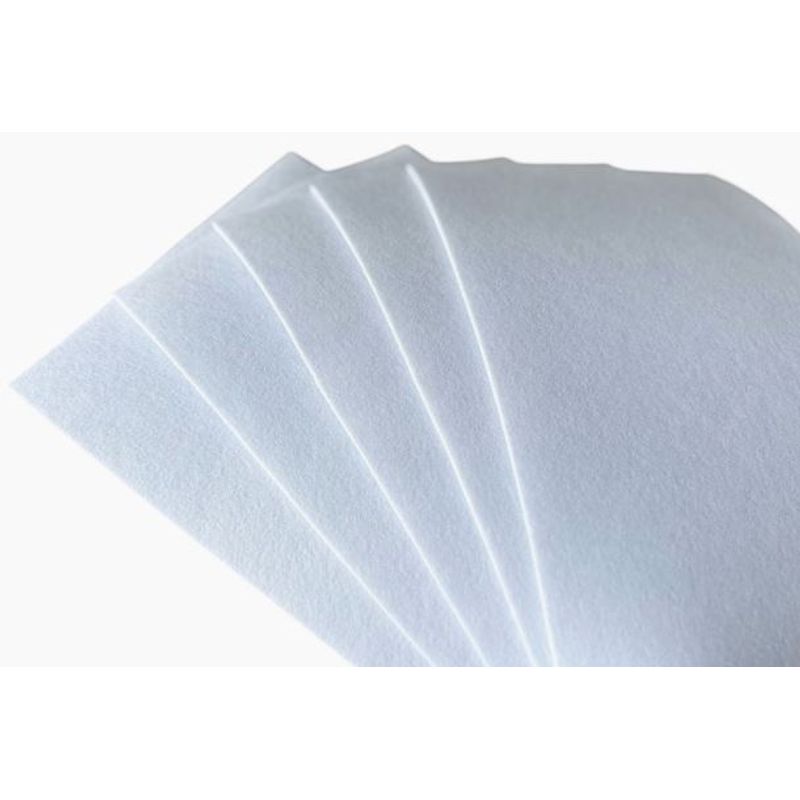 Casa si Gradina - Decoratiuni - DIY - Articole mercerie - Fetru rigid 2mm, set 5 coli A4/20*30cm, alb simplu - Infinity.ro