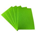 Casa si Gradina - Decoratiuni - DIY - Articole mercerie - Fetru rigid 2mm, set 5 coli A4/20*30cm, verde deschis - Infinity.ro