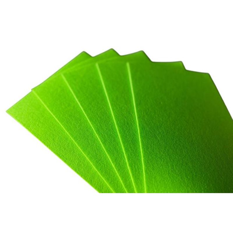 Casa si Gradina - Decoratiuni - DIY - Articole mercerie - Fetru rigid 2mm, set 5 coli A4/20*30cm, verde deschis - Infinity.ro