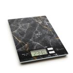 Casa si Gradina - Bucatarie si vesela - Ustensile bucatarie - Ustensile de masurat de bucatarie - Cantar de bucatarie marmura neagra, capac sticla, buton tactil, masurare g, kg, lb, oz, tara, 5 kg - Infinity.ro
