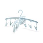 Market - Spalare si intretinere rufe - Uscatoare de rufe si accesorii - Lenjerie de uscat, albastru, 12 clame, pliabil, interior si exterior, plastic - Infinity.ro
