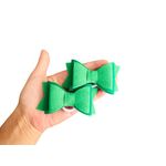 Fashion, accesorii si bijuterii - Copii - Accesorii copii - Accesorii pentru par copii - Fundite de par din fetru rigid pentru fetite FELTLAND, set 2 buc, 8*4.5cm, verde - Infinity.ro