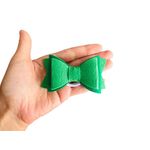 Fashion, accesorii si bijuterii - Copii - Accesorii copii - Accesorii pentru par copii - Fundite de par din fetru rigid pentru fetite FELTLAND, set 2 buc, 8*4.5cm, verde - Infinity.ro