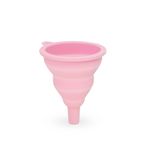 Casa si Gradina - Bucatarie si vesela - Ustensile bucatarie - Site bucatarie, strecuratori si accesorii - Palnie pliabila din silicon pentru bucatarie, 10 x 8 cm, roz - Infinity.ro