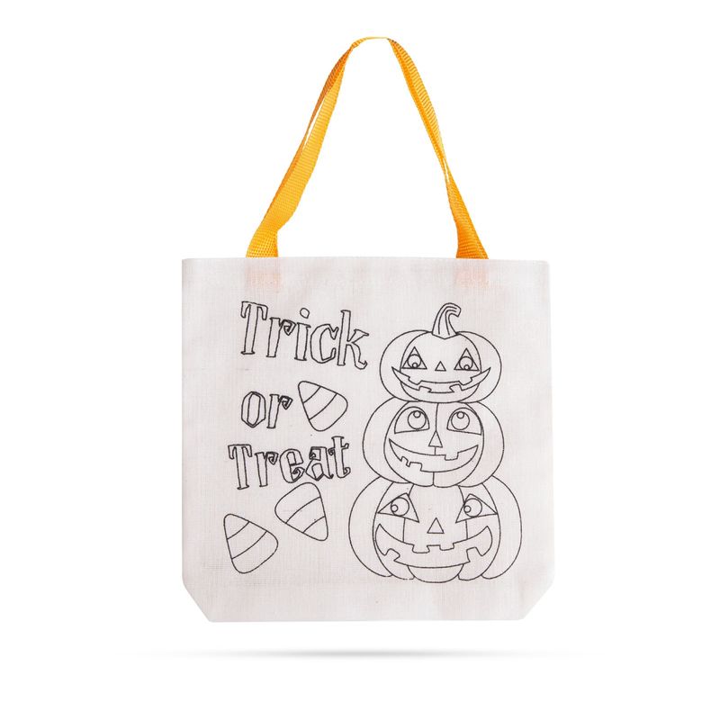 Jucarii, Copii si Bebe - Jucarii si jocuri - Jucarii & jocuri educative - Seturi de artizanat - Geanta cadou colorata - dovleac de Halloween - cu 4 straturi de fetru - Infinity.ro