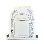 Jucarii, Copii si Bebe - Jucarii si jocuri - Jucarii & jocuri educative - Seturi de artizanat - Rucsac sport copii de colorat 33x27 cm, personalizabil, material PET, multicolor - Infinity.ro