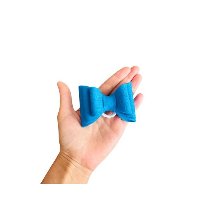 Fashion, accesorii si bijuterii - Copii - Accesorii copii - Accesorii pentru par copii - Fundita pentru fetite FELTLAND din fetru lana 100%, 7.5*5.5cm, albastru - Infinity.ro