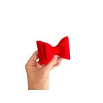 Fashion, accesorii si bijuterii - Copii - Accesorii copii - Accesorii pentru par copii - Fundita pentru fetite FELTLAND din fetru lana 100%, 7.5*5.5cm, rosu - Infinity.ro