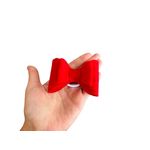 Fashion, accesorii si bijuterii - Copii - Accesorii copii - Accesorii pentru par copii - Fundita pentru fetite FELTLAND din fetru lana 100%, 7.5*5.5cm, rosu - Infinity.ro