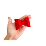 Fashion, accesorii si bijuterii - Copii - Accesorii copii - Accesorii pentru par copii - Fundita pentru fetite FELTLAND din fetru lana 100%, 7.5*5.5cm, rosu - Infinity.ro