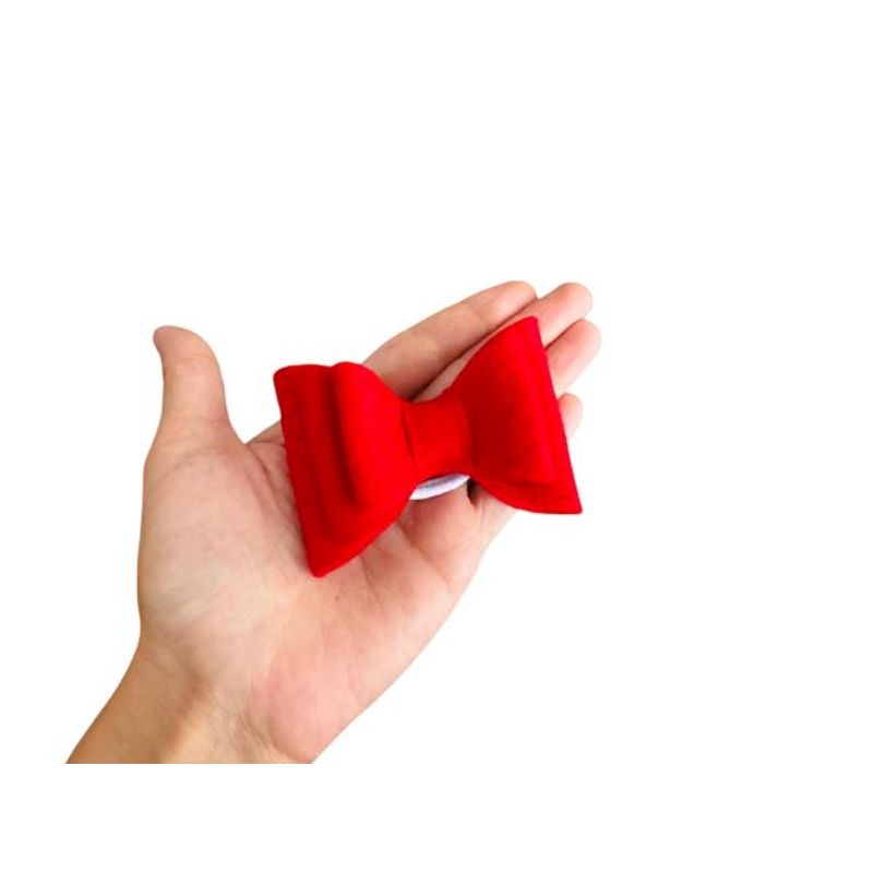 Fashion, accesorii si bijuterii - Copii - Accesorii copii - Accesorii pentru par copii - Fundita pentru fetite FELTLAND din fetru lana 100%, 7.5*5.5cm, rosu - Infinity.ro