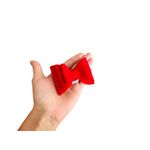 Fashion, accesorii si bijuterii - Copii - Accesorii copii - Accesorii pentru par copii - Fundita pentru fetite FELTLAND din fetru lana 100%, 7.5*5.5cm, rosu - Infinity.ro