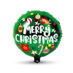 Casa si Gradina - Decoratiuni - Decoratiuni de sezon - Balon Craciun folie aluminiu glob 45 cm Merry Christmas - Infinity.ro
