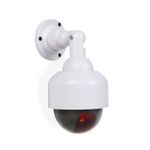 Casa si Gradina - Electrice - Smart Home - Camere de supraveghere - Camera falsa supraveghere dome LED intermitent rotativa 360 alimentare baterii AA interior - Infinity.ro