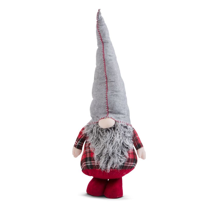 Casa si Gradina - Decoratiuni - Decoratiuni de sezon - Decoratiune Craciun elf scandinav 95 cm, figurina textila mare pentru decor interior - Infinity.ro