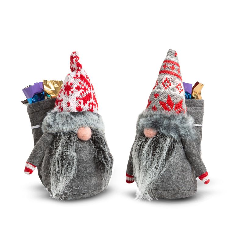 Casa si Gradina - Decoratiuni - Decoratiuni de sezon - Decoratiune Craciun elf scandinav 20 cm, figurina textila, 2 modele - Infinity.ro