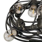 Casa si Gradina - Corpuri si surse de iluminat - Iluminat exterior - Instalatii luminoase exterior - Ghirlanda Luminoasa de Exterior cu 10 Becuri 1 W, 220 V, 10 m Interconectabil, Alb Cald - pentru Gradina - Infinity.ro