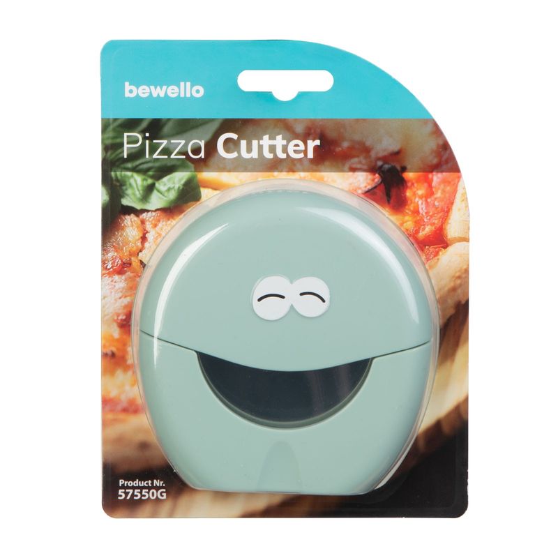 Casa si Gradina - Bucatarie si vesela - Ustensile bucatarie - Feliatoare si taietoare manuale - Cutter pizza inox, lama rotunda, 10 cm, maner ergonomic, taiere precisa, cu protectie - Infinity.ro