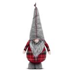 Casa si Gradina - Decoratiuni - Decoratiuni de sezon - Decoratiune Craciun elf scandinav 60 cm, figurina textila mare pentru decor interior - Infinity.ro