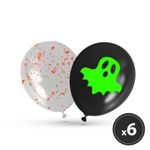 Casa si Gradina - Decoratiuni - Decoratiuni de sezon - Baloane Halloween fosforescente, set 6 bucati - Infinity.ro
