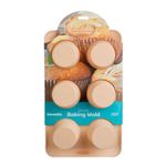 Casa si Gradina - Bucatarie si vesela - Ustensile bucatarie - Forme prajituri - Forma copt silicon briose 30x18 cm, 6 forme, pentru prajituri, rezistenta la temperaturi - Infinity.ro