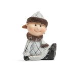 Casa si Gradina - Decoratiuni - Decoratiuni de sezon - Figurina decorativa Craciun ceramica, 8 cm - Infinity.ro