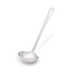 Casa si Gradina - Bucatarie si vesela - Ustensile bucatarie - Polonice, linguri si clesti de bucatarie - Polonic inox 30 cm, rezistent la caldura, maner ergonomic cu agatatoare - Infinity.ro