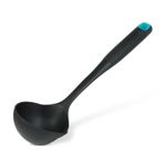 Casa si Gradina - Bucatarie si vesela - Ustensile bucatarie - Polonice, linguri si clesti de bucatarie - Polonic bucatarie Baker's Secret nylon negru 32 x 11 x 7.5 cm, rezistent la caldura pentru supa si sosuri - Infinity.ro