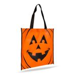 Market - Cadouri - Pungi cadou si accesorii - Punga Halloween, dovleac, 35x37 cm, portocaliu - Infinity.ro