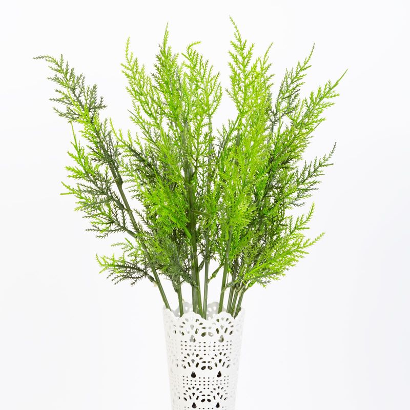 Casa si Gradina - Decoratiuni - Obiecte decorative - Plante artificiale - Planta artificiala decorativa 45 cm, verde, pentru ghiveci sau aranjamente, decor casa birou - Infinity.ro