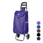 Casa si Gradina - Mobilier - Organizare si depozitare - Pungi depozitare - Carucior cumparaturi cu roti, geanta cumparaturi pliabila 42L, trolley transport 30 kg - Infinity.ro