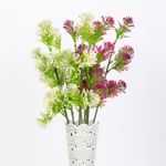 Casa si Gradina - Decoratiuni - Obiecte decorative - Plante artificiale - Planta artificiala decorativa 46 cm alba, pentru ghiveci sau aranjamente, decor casa birou - Infinity.ro