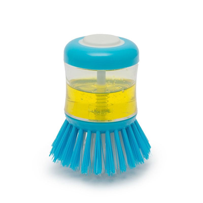 Market - Curatenie si intretinere casa - Produse bucatarie - Lavete si bureti - Perie vase cu rezervor detergent 55 ml, dozare integrata, peri duri - Infinity.ro